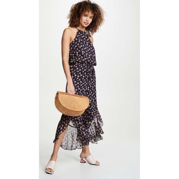 Joie Pants - Joie Women's Jael Jumpsuit Floral in Black Pink Size Small $398